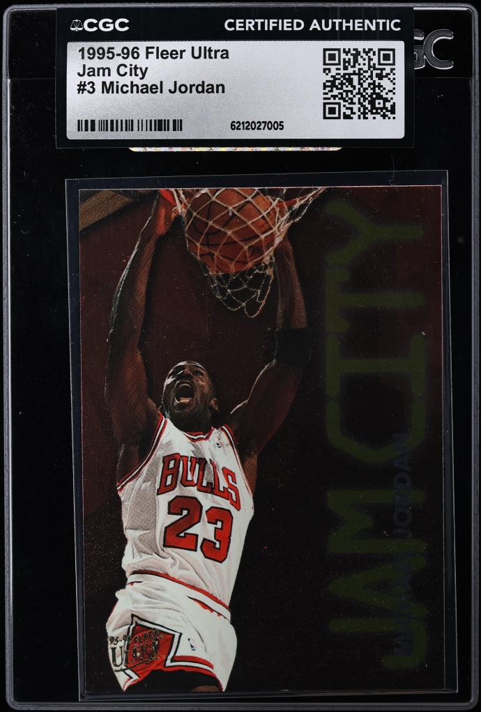 1995 Ultra Jam City Michael Jordan #3 CGC AUTH