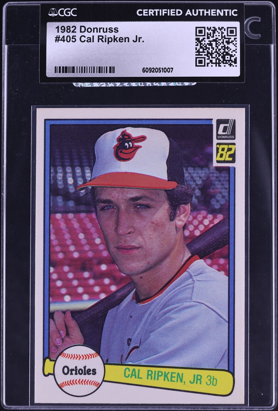 1982 Donruss Cal Ripken Jr. ROOKIE #405 CGC AUTH