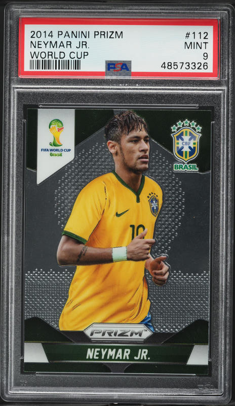 2014 Panini Prizm World Cup Neymar Jr AUTO #112 PSA/DNA 10 GEM