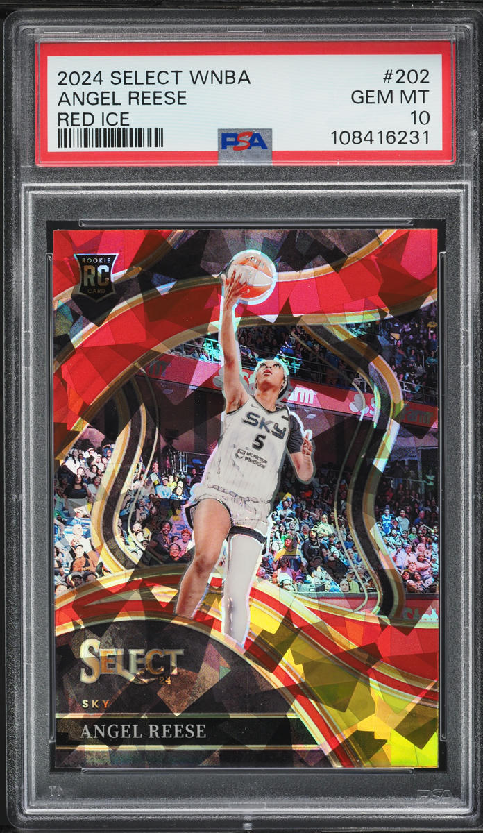 2024 Select WNBA Courtside Red Ice Angel Reese ROOKIE #202 PSA 10 GEM MINT