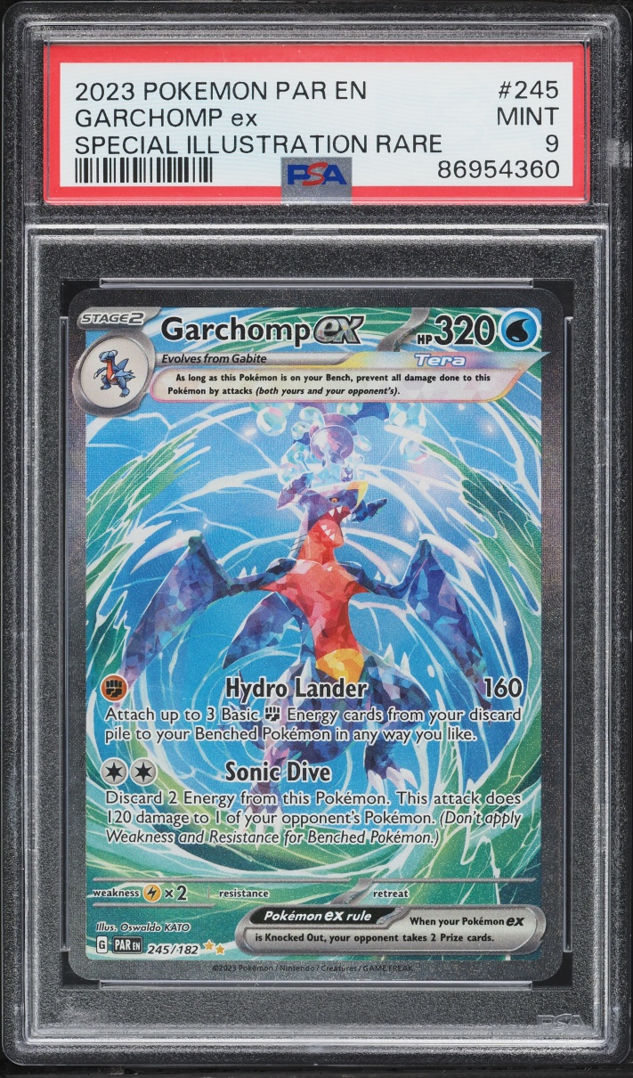 2023 Pokemon Scarlet & Violet Paradox Rift SIR Garchomp Ex #245 PSA 9 MINT