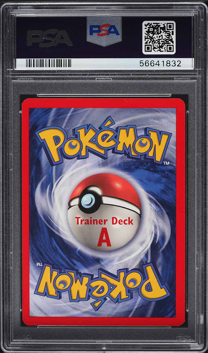 1999 Pokemon Base Set Trainer Deck A Machop #52 PSA 9 MINT