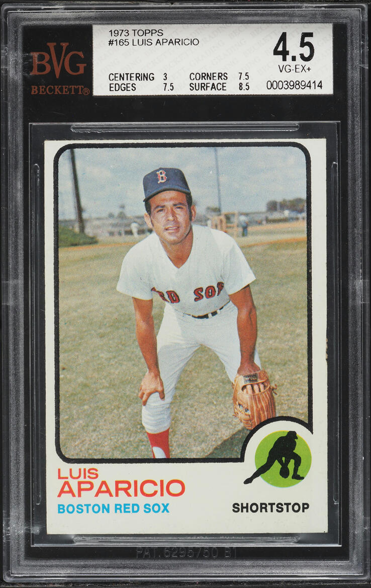 1973 Topps Luis Aparicio #165 BVG 4.5 VGEX+