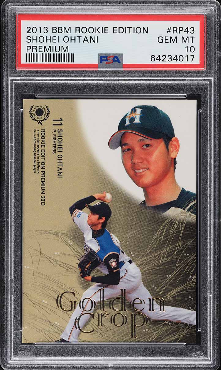 2018 Donruss Optic Shohei Ohtani ROOKIE #176 PSA 10 GEM MINT