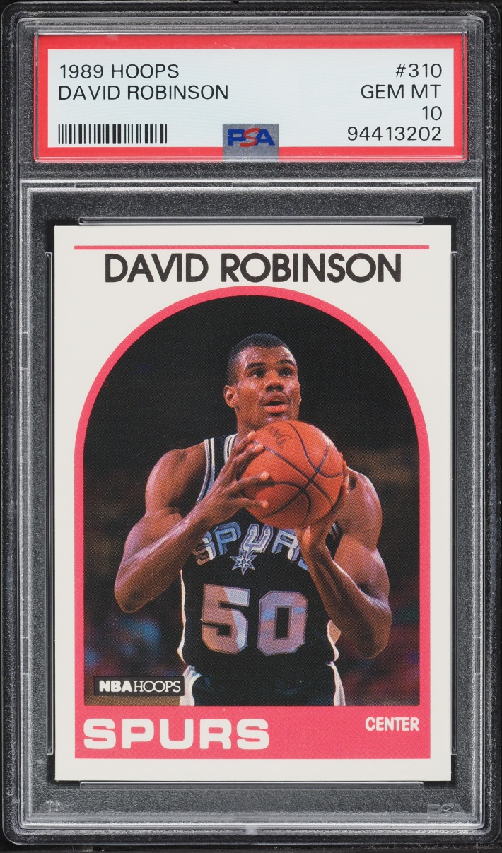 1989 Hoops David Robinson ROOKIE #310 PSA 10 GEM MINT