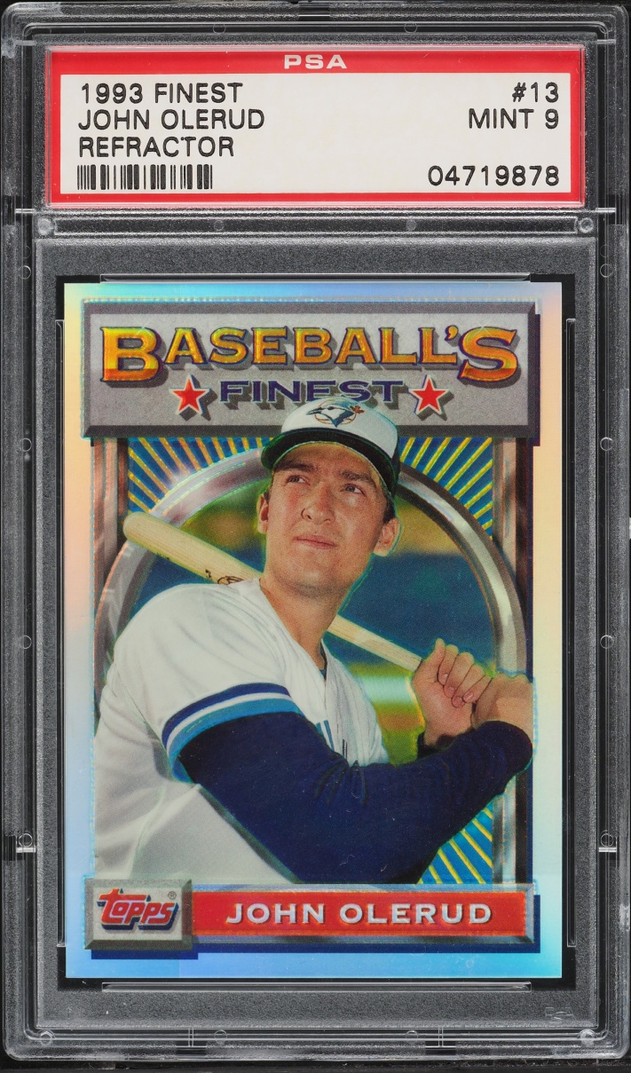 1993 Finest Refractor John Olerud #13 PSA 9 MINT
