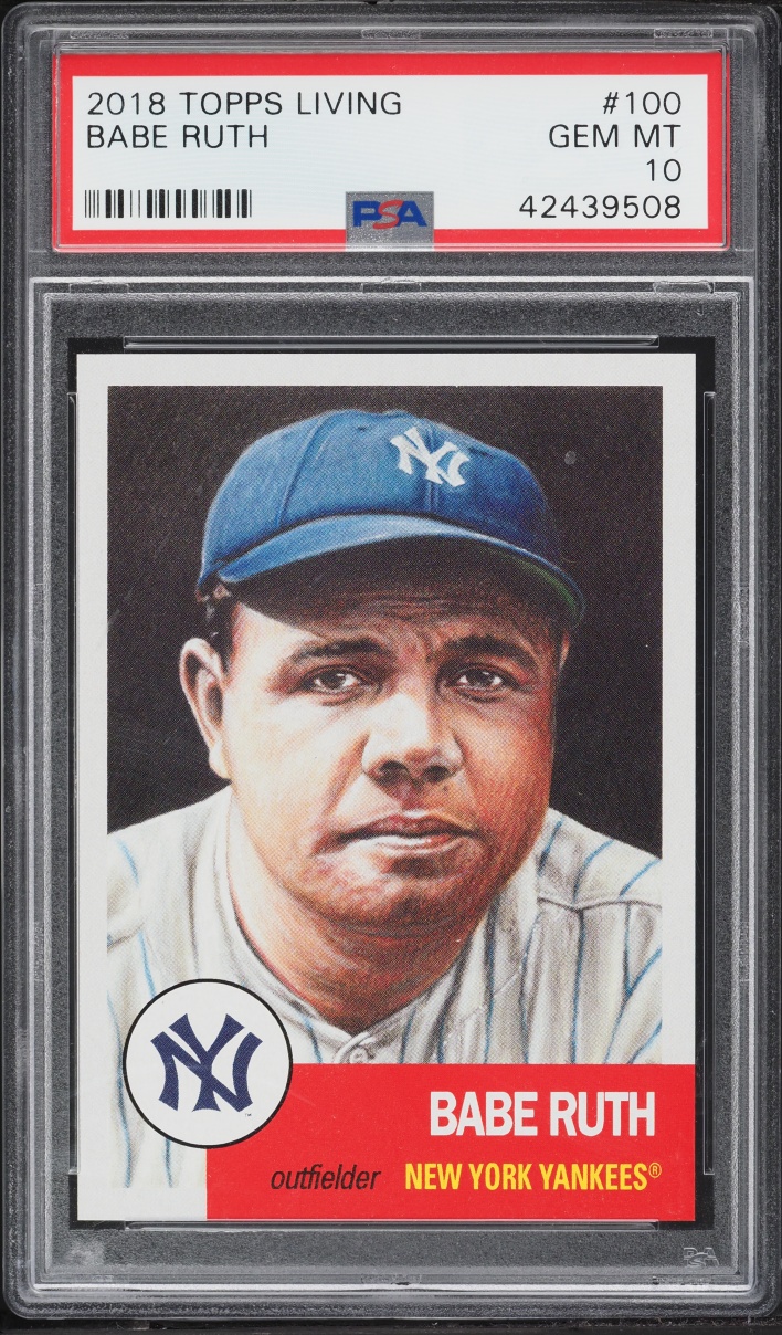 2018 Topps Living Babe Ruth #100 PSA 10 GEM MINT