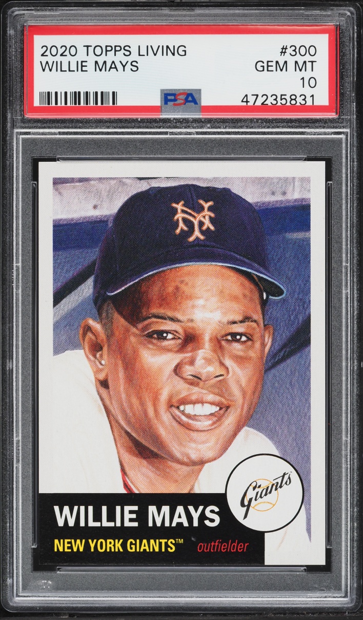 2020 Topps Living Willie Mays #300 PSA 10 GEM MINT