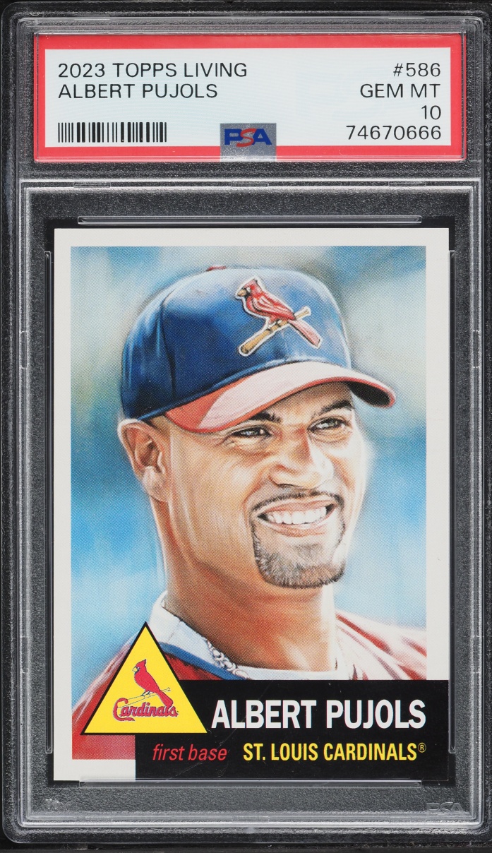 2023 Topps Living Albert Pujols #586 PSA 10 GEM MINT