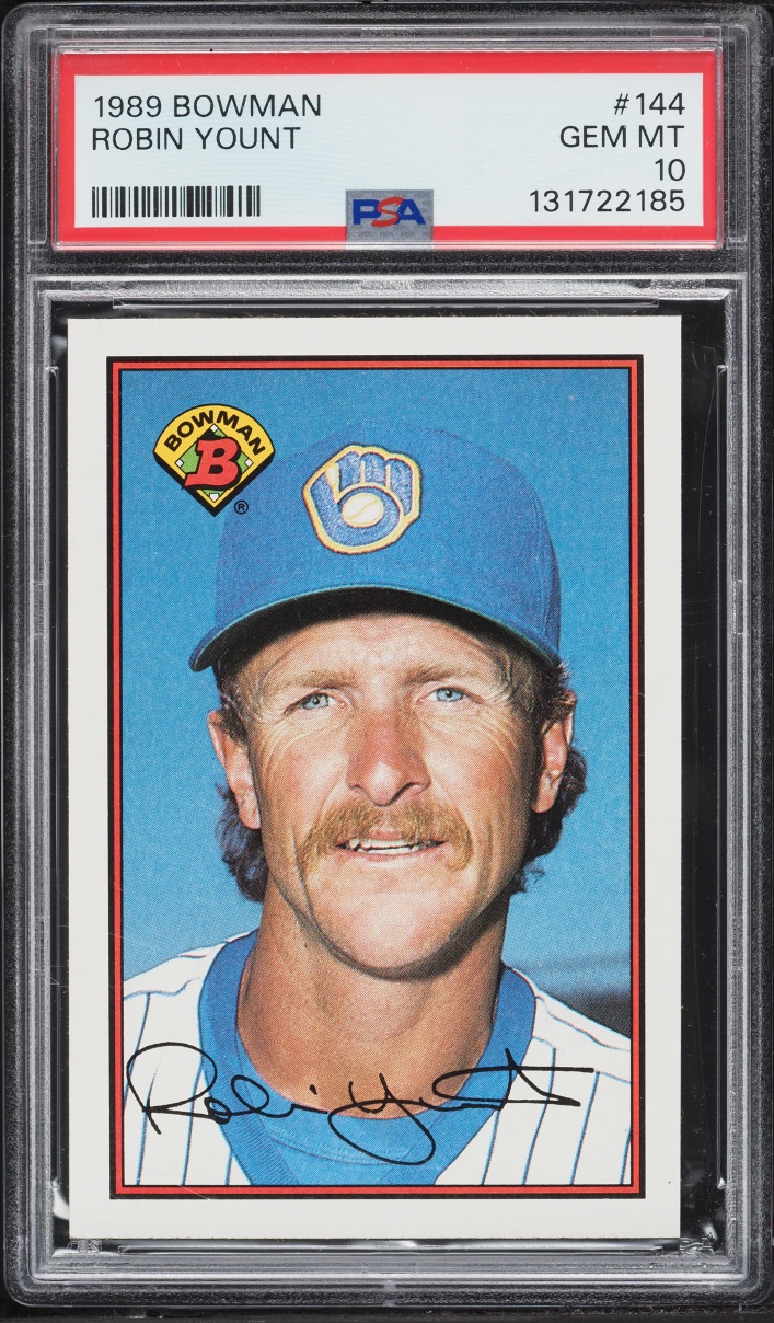 1989 Bowman Robin Yount #144 PSA 10 GEM MINT