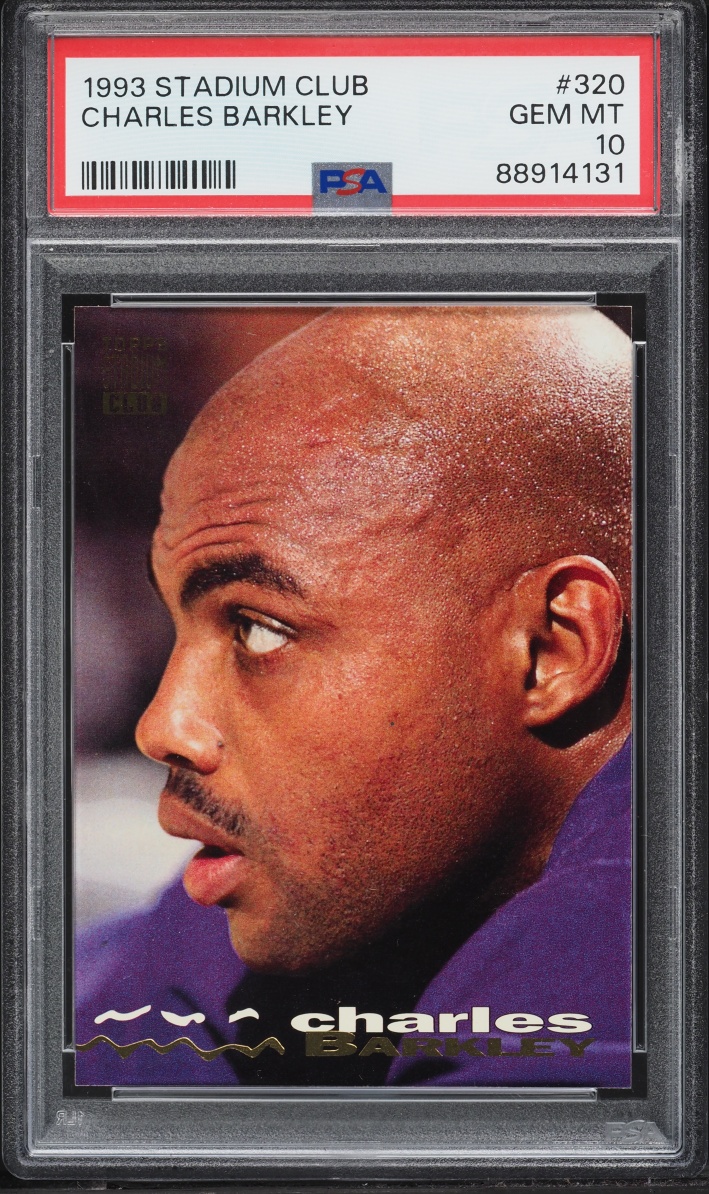 1993 Stadium Club Basketball Charles Barkley #320 PSA 10 GEM MINT