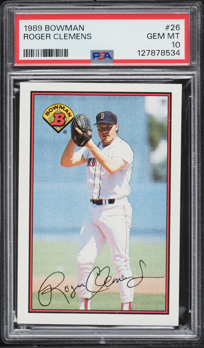 1989 Bowman Roger Clemens #26 PSA 10 GEM MINT