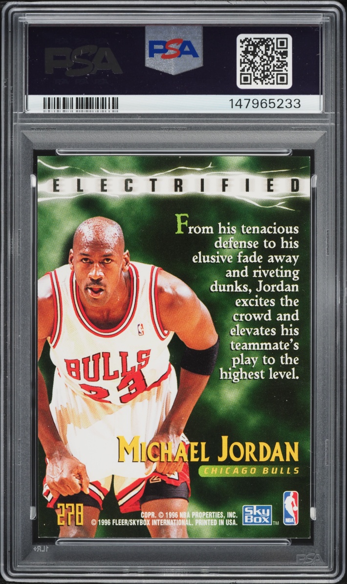 1995 Skybox Premium Michael Jordan #278 PSA 6 EXMT