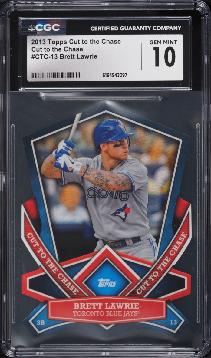 2013 Topps Cut To The Chase Brett Lawrie #CTC-13 CGC 10 GEM MINT