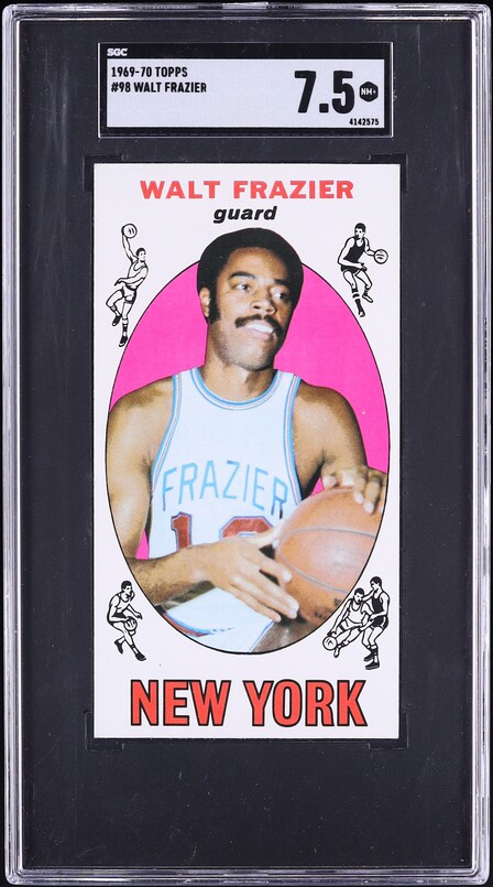1969 Topps Basketball Walt Frazier ROOKIE #98 SGC 7.5 NRMT+