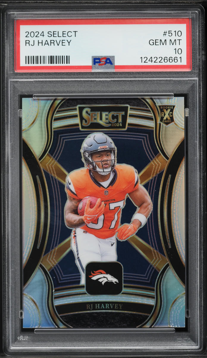 2024 Select XRC RJ Harvey ROOKIE #510 PSA 10 GEM MINT