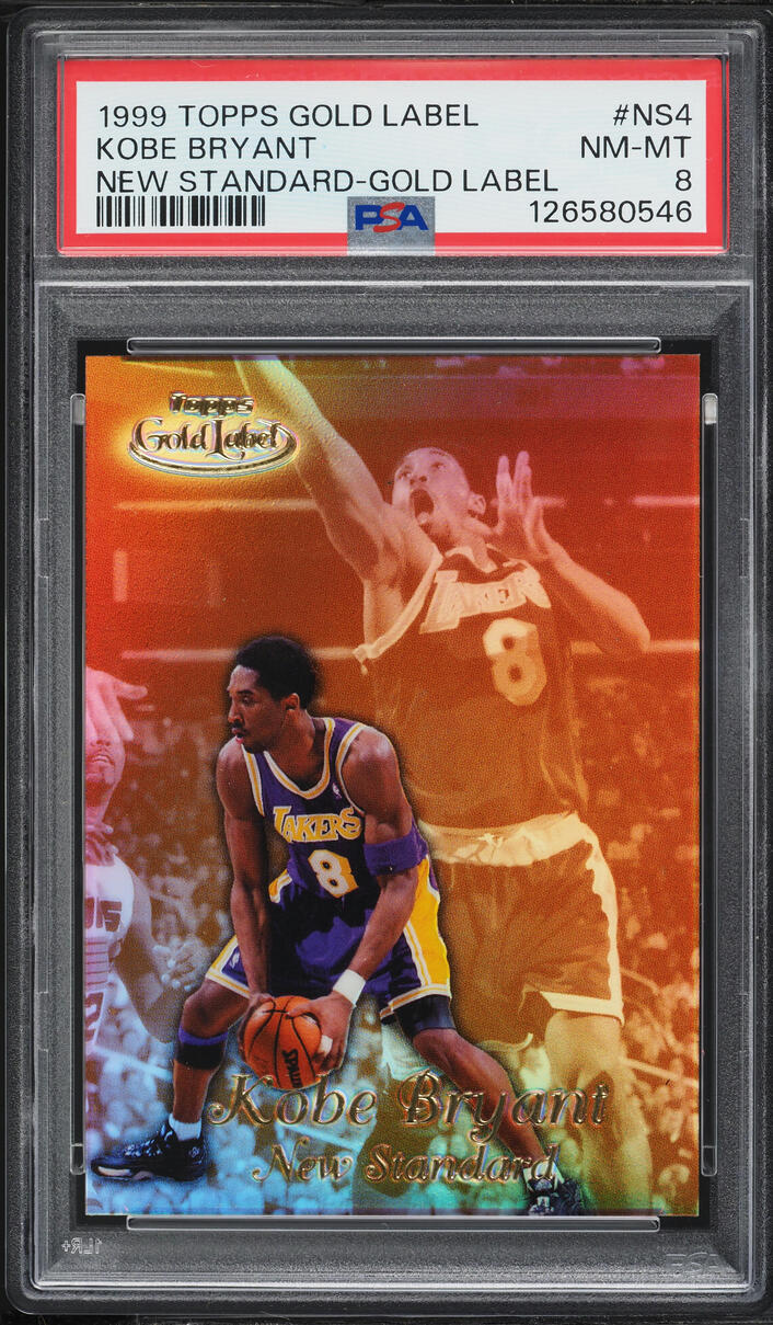 1999 Topps Gold Label New Standard Kobe Bryant #NS4 PSA 8 NM-MT