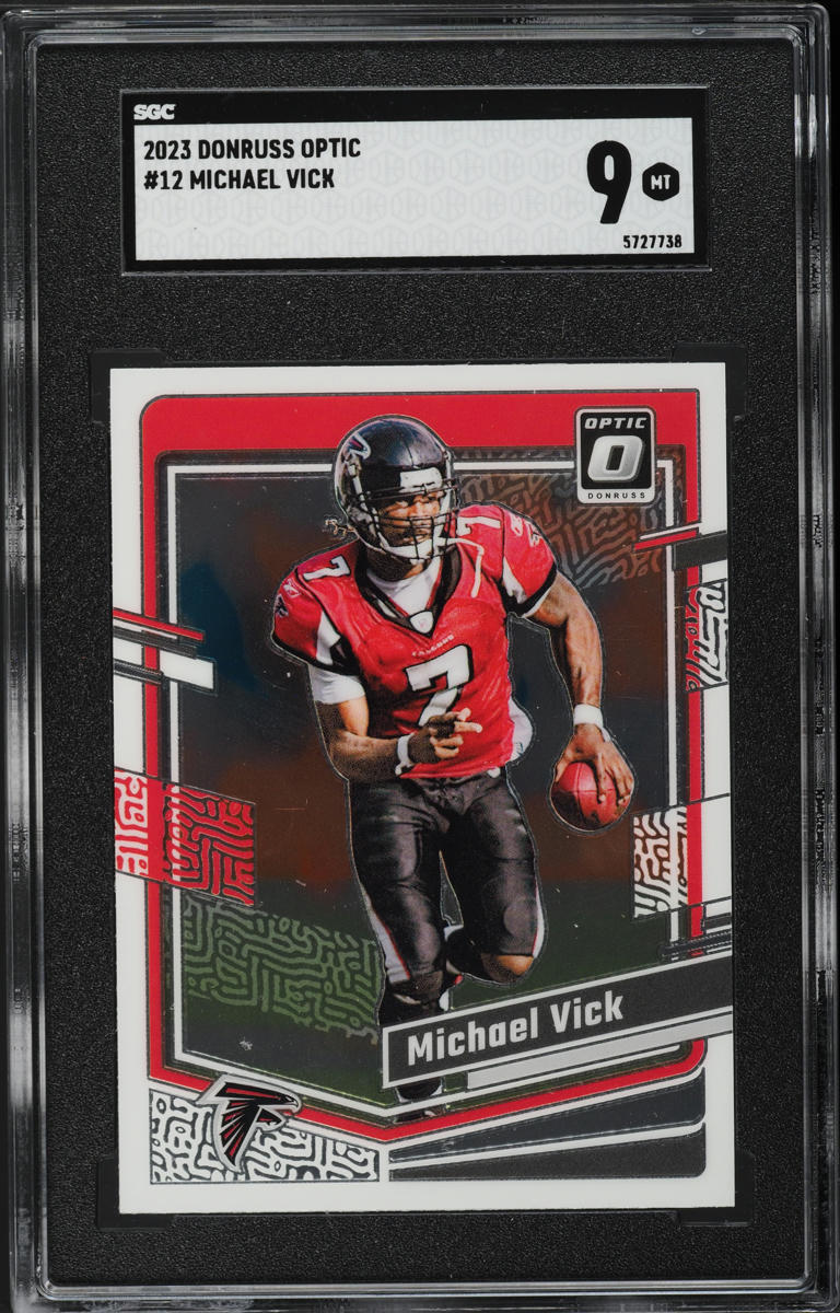 2023 Donruss Optic Michael Vick #12 SGC 9 MINT