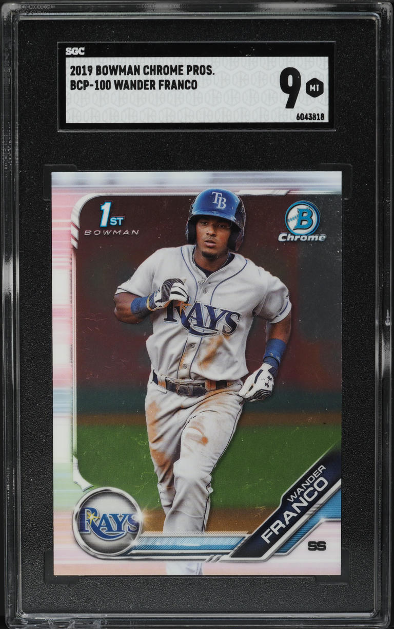2019 Bowman Chrome Wander Franco PROSPECT #BCP-100 SGC 9 MINT