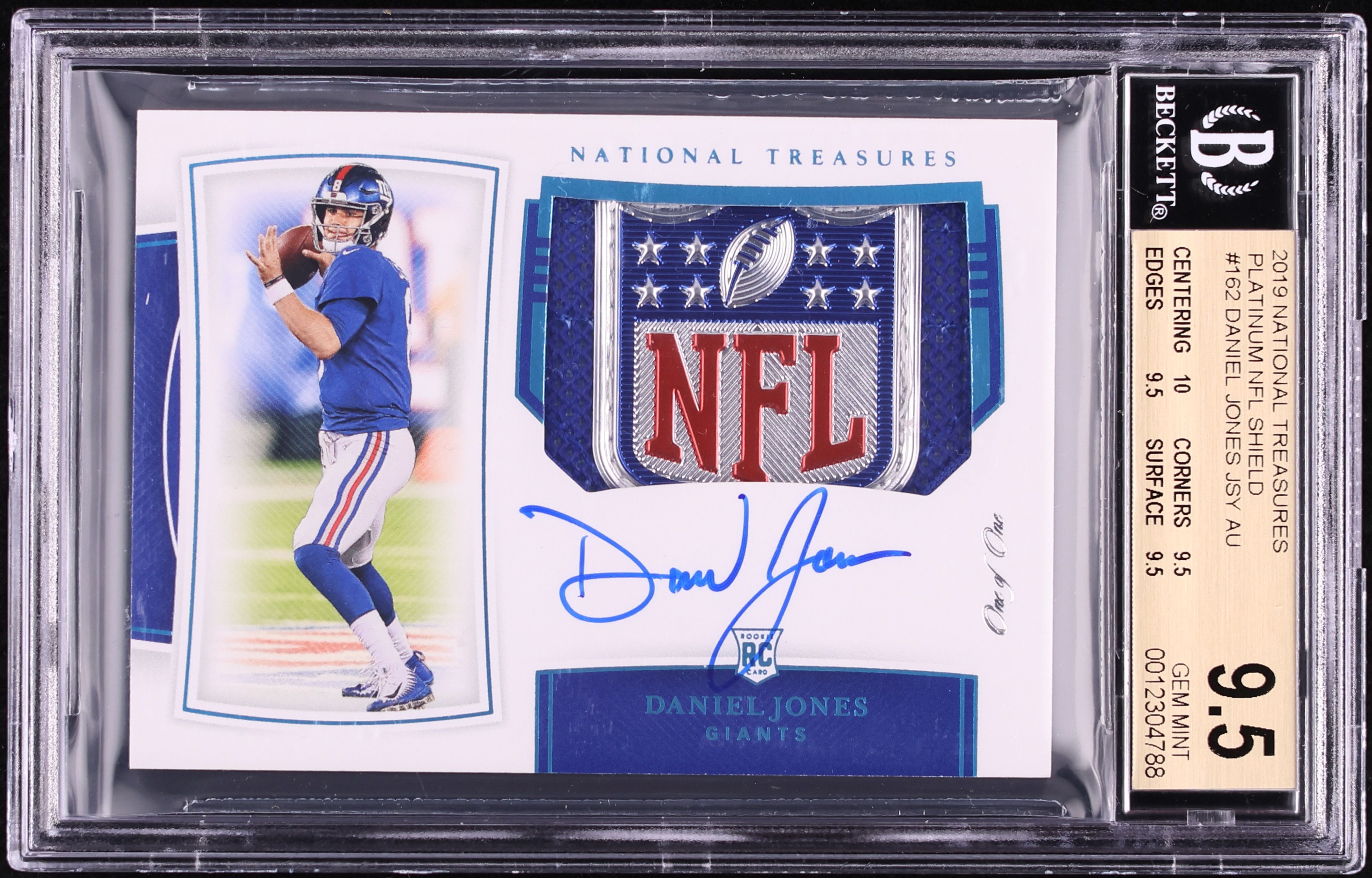 Daniel Jones National Treasures NFL カード Daniel Jones National Treasures NFL カード