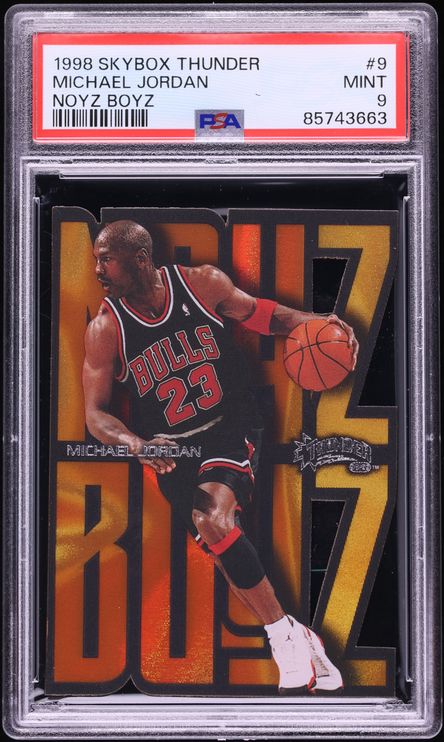 1998 Skybox Thunder Noyz Boyz Michael Jordan #9 PSA 9 MINT