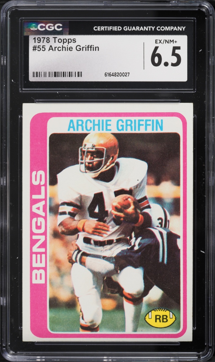 1978 Topps Football Archie Griffin #55 CGC 6.5 EXMT+
