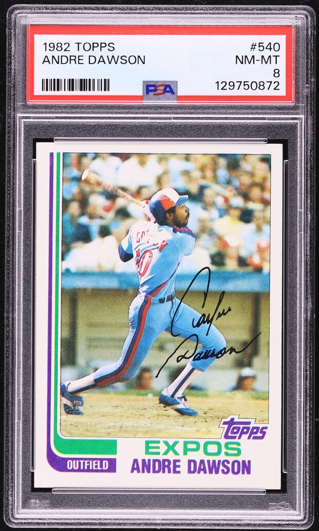 1982 Topps Andre Dawson #540 PSA 8 NM-MT