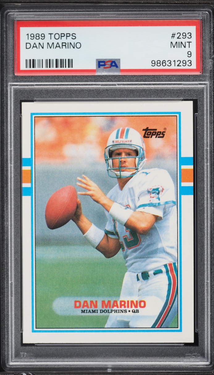 1989 Topps Football Dan Marino #293 PSA 9 MINT