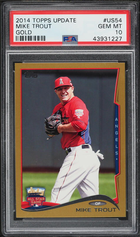 2014 Topps Mike Trout #1 CSG 9.5 GEM MINT on Fanatics Collect
