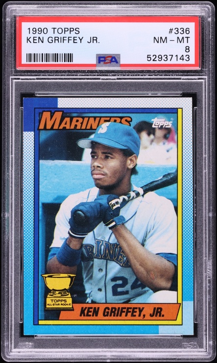 1990 Topps Ken Griffey Jr. #336 PSA 8 NM-MT