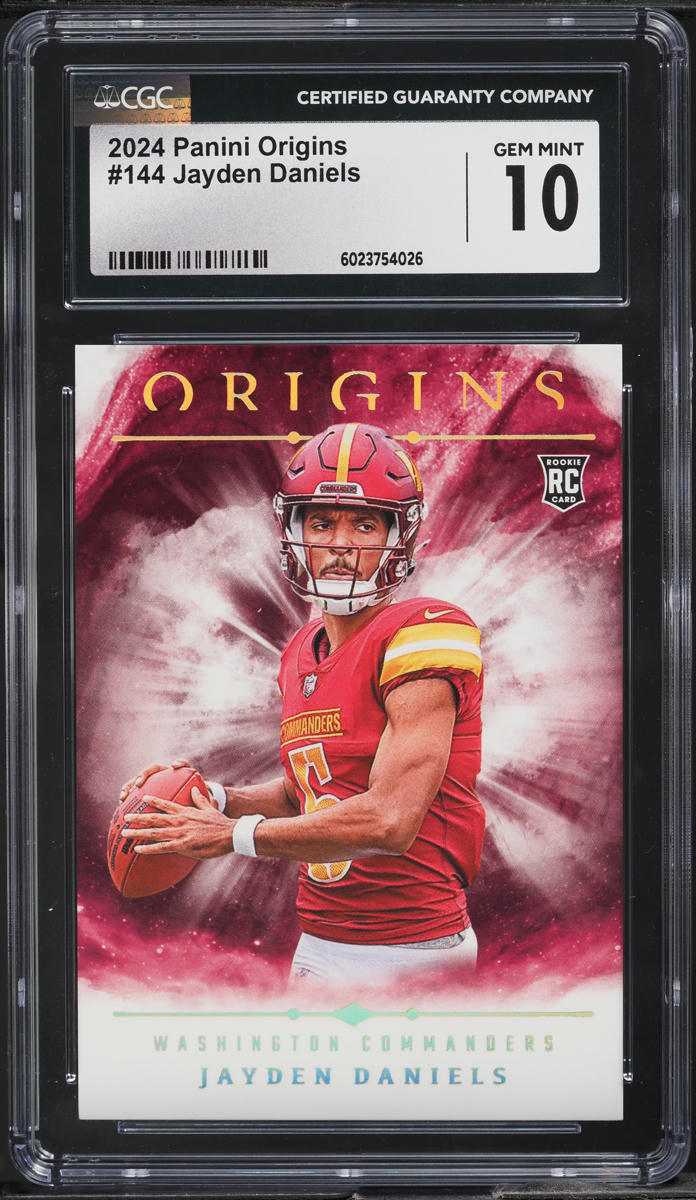 2024 Panini Origins Jayden Daniels ROOKIE #144 CGC 10 GEM MINT