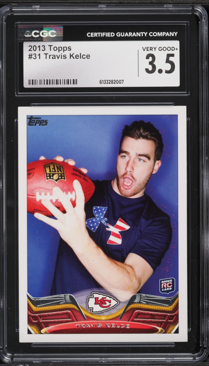 2013 Topps Football Travis Kelce ROOKIE #31 CGC 3.5 VG+
