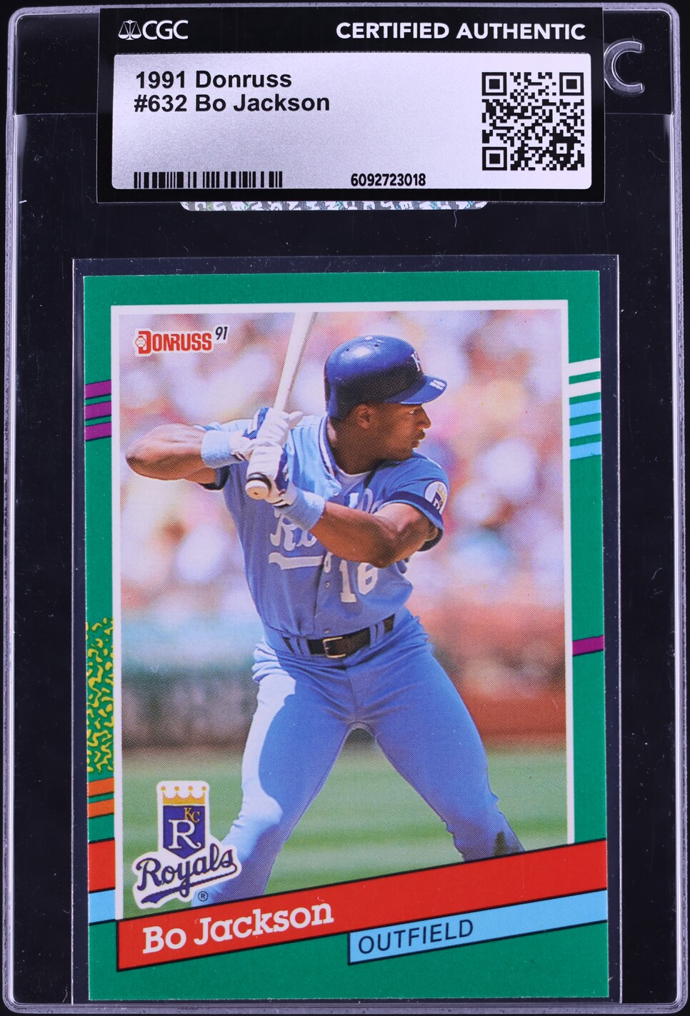 1991 Donruss Bo Jackson #632 CGC AUTH
