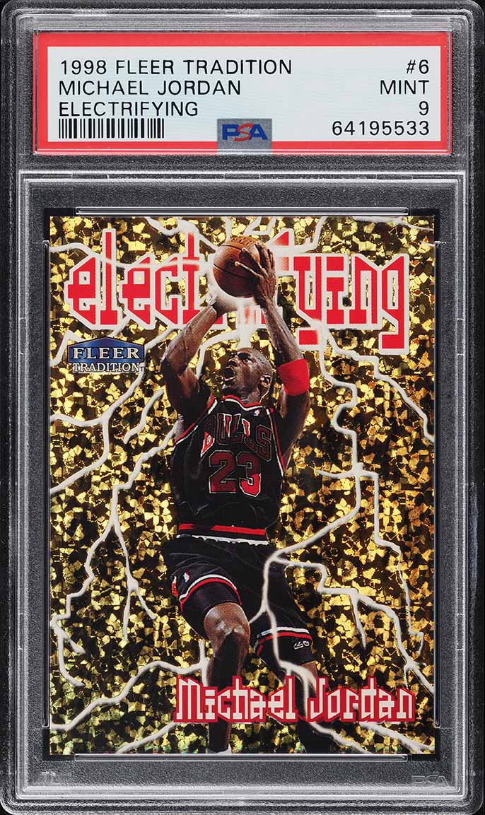 1998 Upper Deck MJx Timepieces Red Michael Jordan /2300 #93 SGC 9