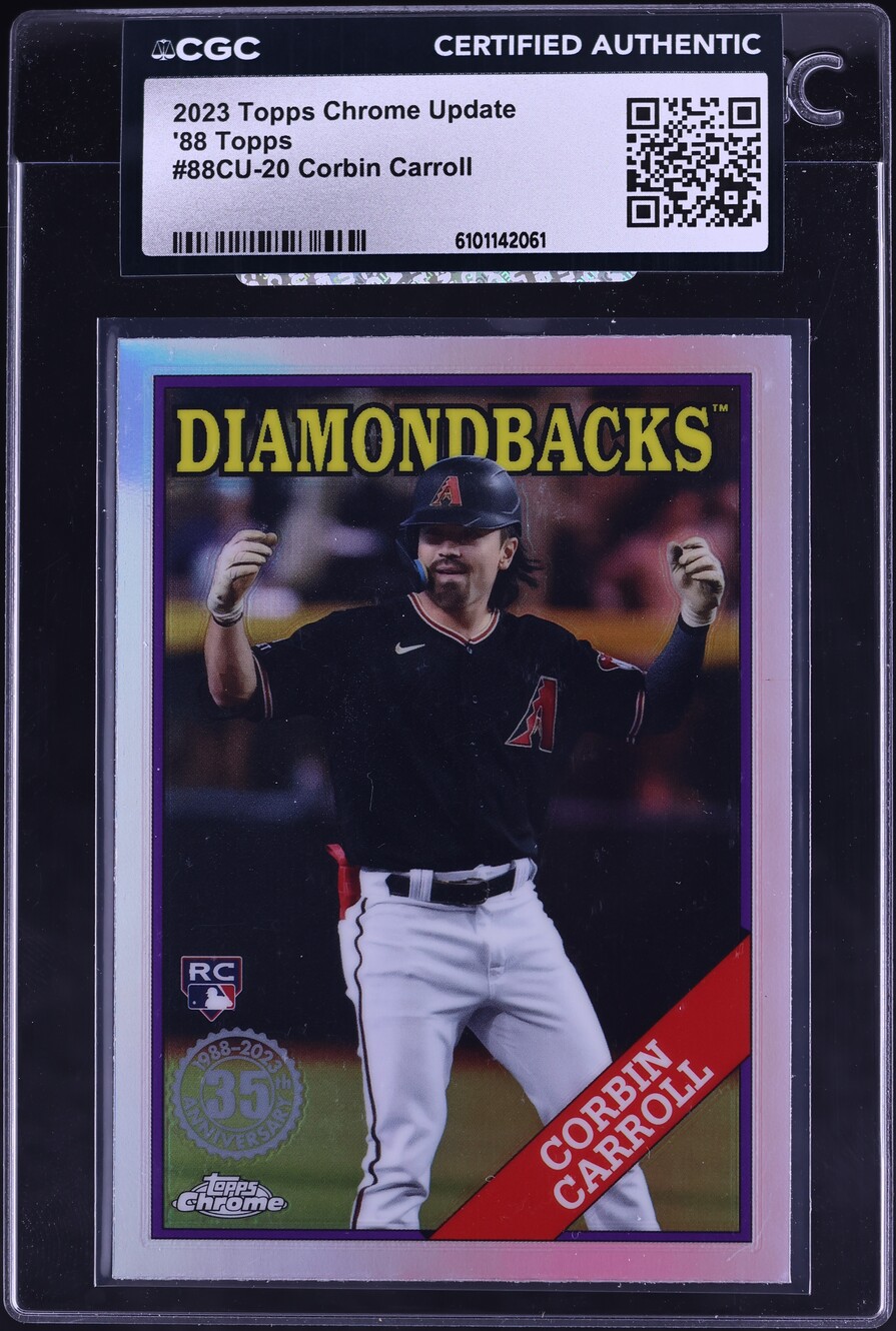 2023 Topps Chrome Update '88 Corbin Carroll ROOKIE #88CU-20 CGC AUTH