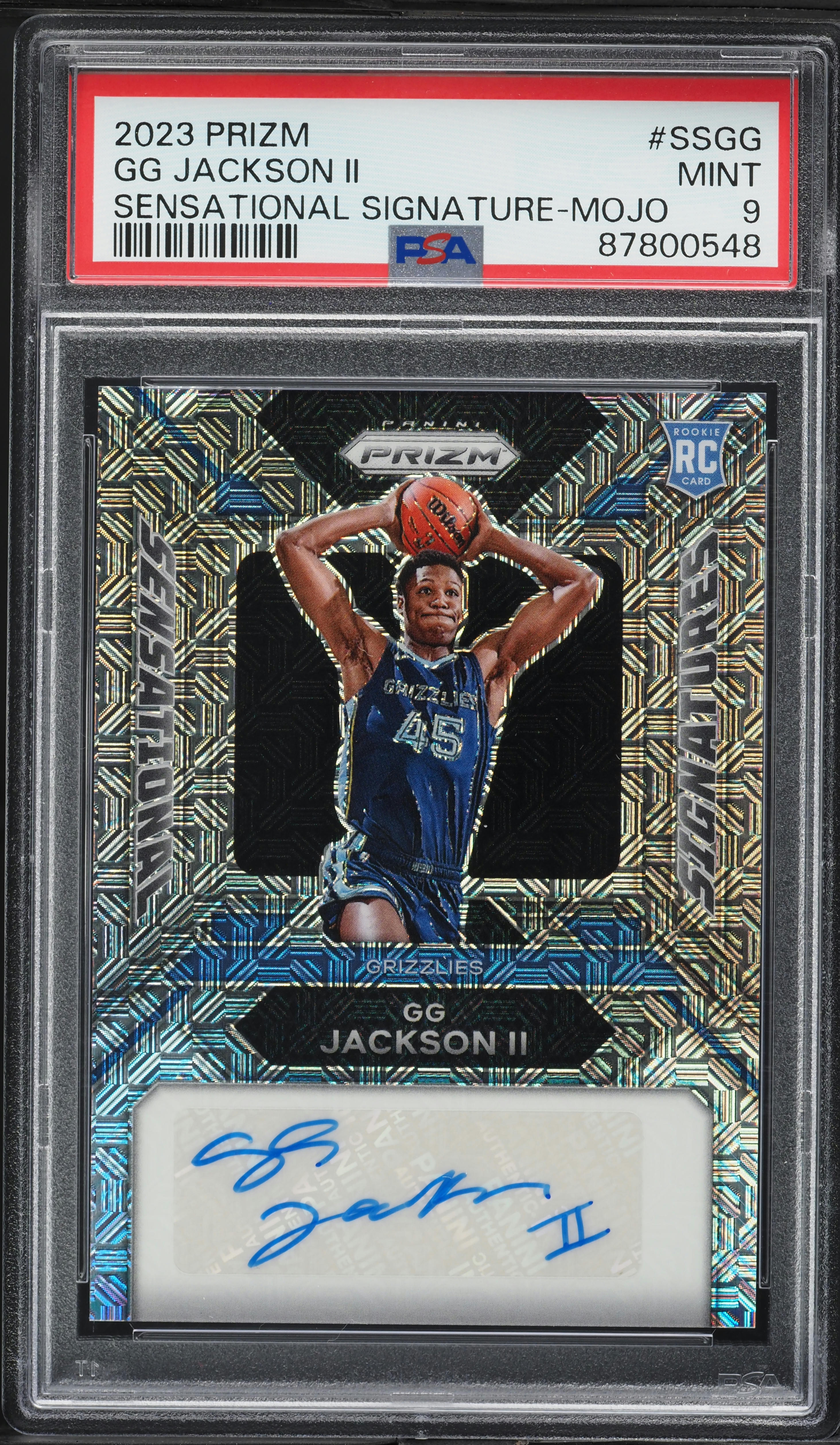 2023 Panini Prizm Sensational Signatures Mojo GG Jackson II