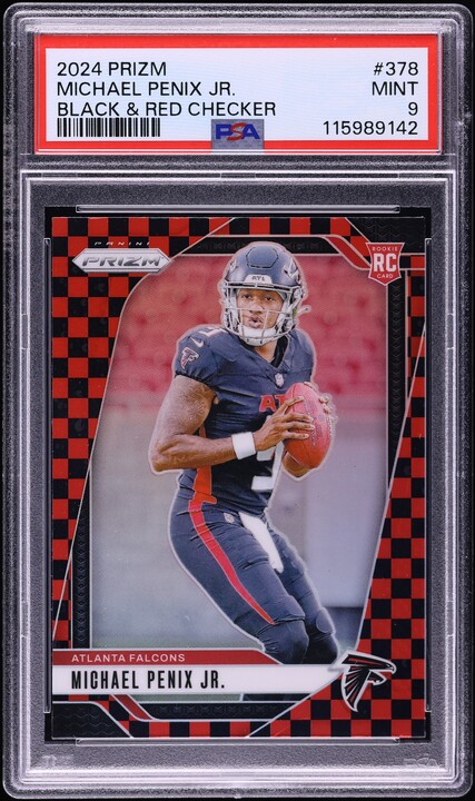 2024 Panini Mosaic Purple Michael Penix Jr. ROOKIE /49 #308