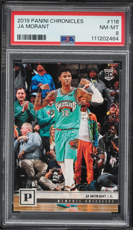 2019 Hoops Premium Stock Purple Disco Ja Morant ROOKIE #259 PSA 10