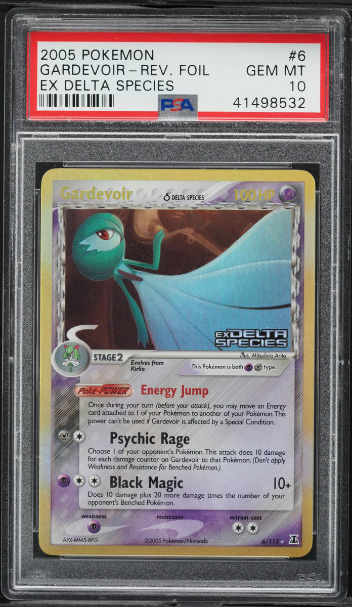 2005 Pokemon EX Delta Species Reverse Holo Gardevoir #6 PSA 10 GEM MINT