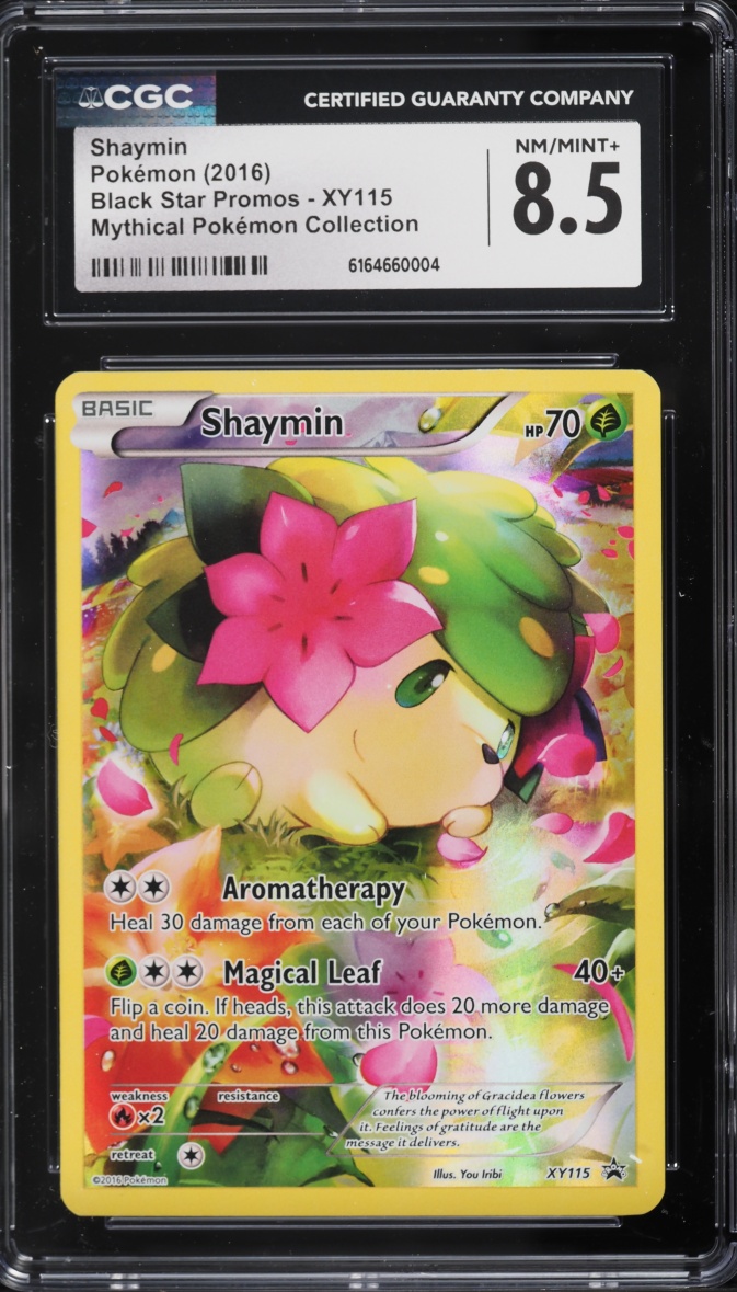 2016 Pokemon XY Promo Mythical Collection Alt Art Shaymin #XY115 CGC 8.5 NM-MT+