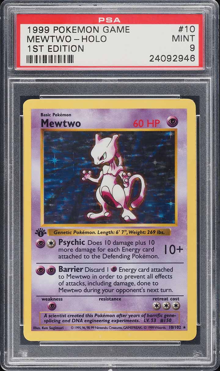 2016 Pokemon Japanese XY 20th Anniversary 1st Ed Holo Mewtwo #49