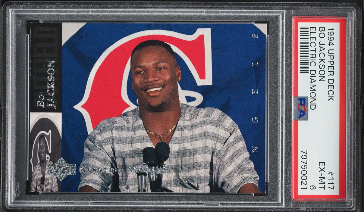 1994 Upper Deck Electric Diamond Bo Jackson #117 PSA 6 EXMT