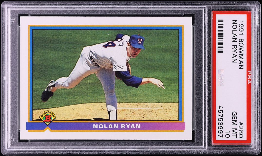 1991 Bowman Nolan Ryan #280 PSA 10 GEM MINT