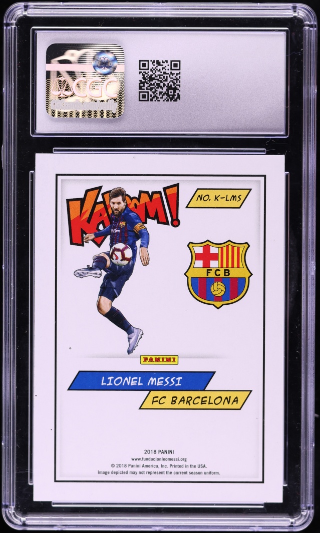 2018 Panini Kaboom Lionel Messi #K-LMS CGC 9 MINT