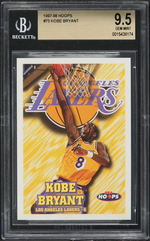 1997 Hoops Frequent Flyer Club Kobe Bryant #FF9 BGS 9.5 GEM