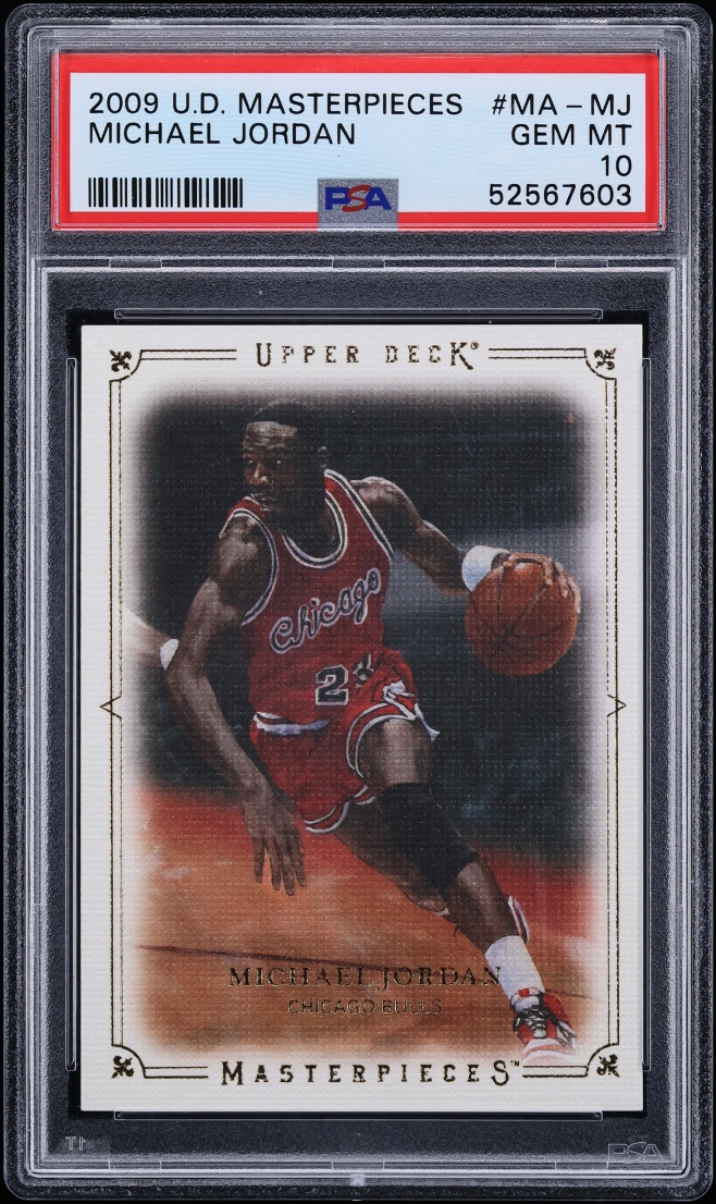 2009 Upper Deck Masterpieces Michael Jordan #MA-MJ PSA 10 GEM MINT