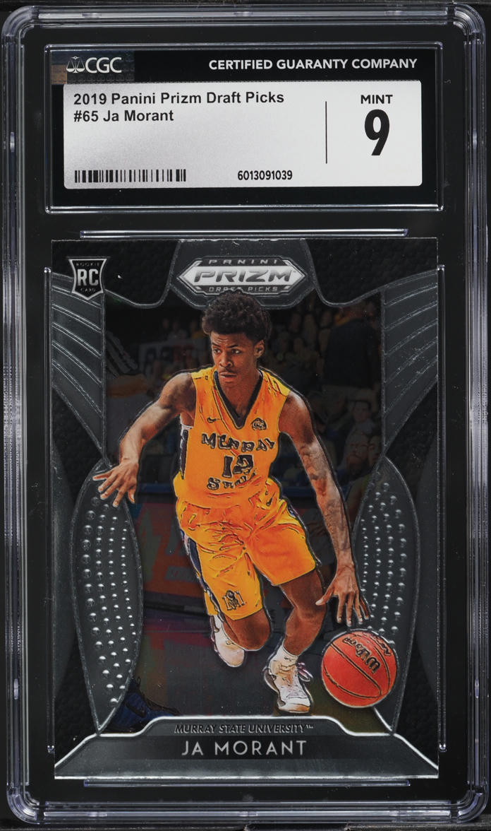 2019 Panini Prizm Draft Picks Ja Morant ROOKIE #65 CGC 9 MINT