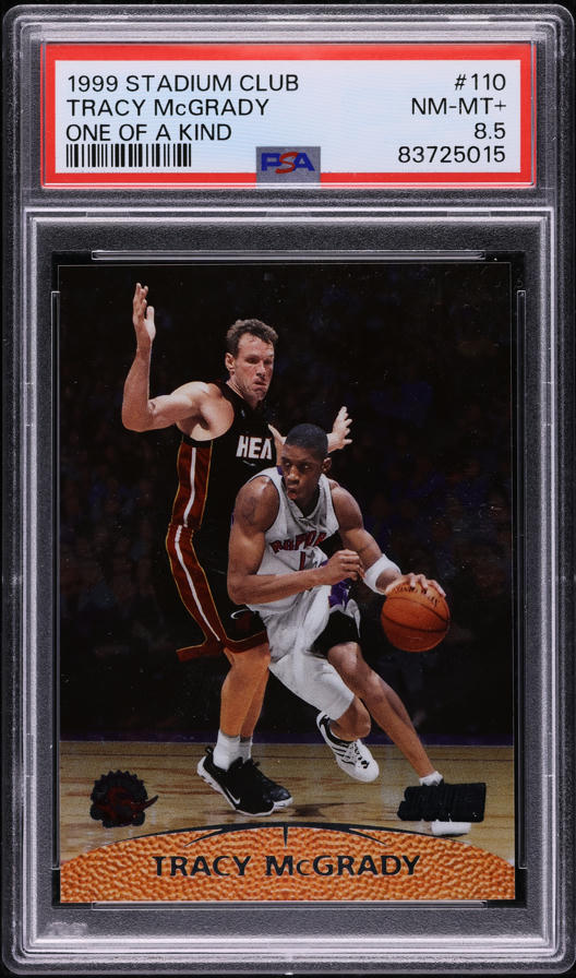 1997 Metal Universe Precious Metal Gems Tracy McGrady PMG ROOKIE