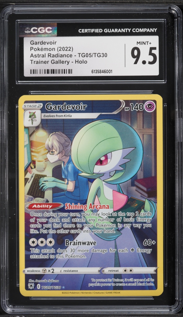 2022 Pokemon Sword & Shield Astral Radiance CHR Gardevoir #TG05 CGC 9.5 MINT+