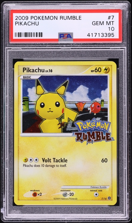 2009 Pokemon Platinum Rumble Pikachu #7 PSA 10 GEM MINT